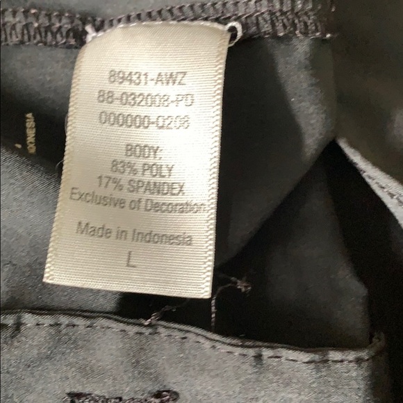 Champion black L 83% polyester/17% spandex shorts - Picture 9 of 10